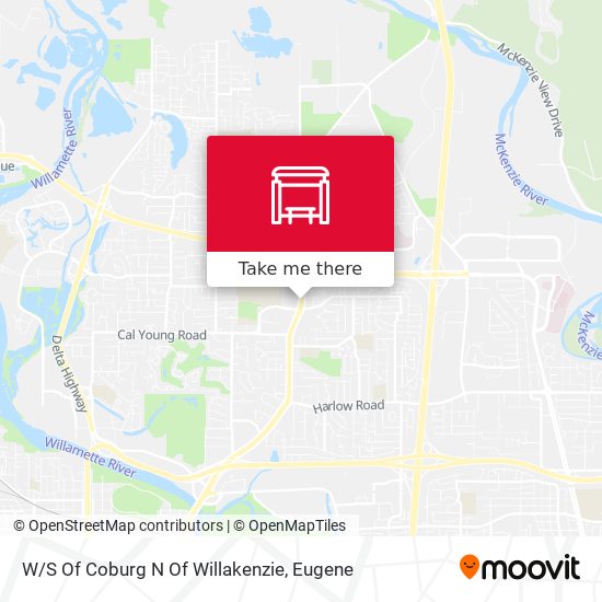 Mapa de W/S Of Coburg N Of Willakenzie