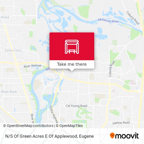 Mapa de N / S Of Green Acres E Of Applewood