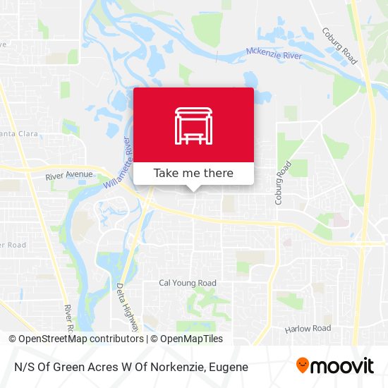 N / S Of Green Acres W Of Norkenzie map