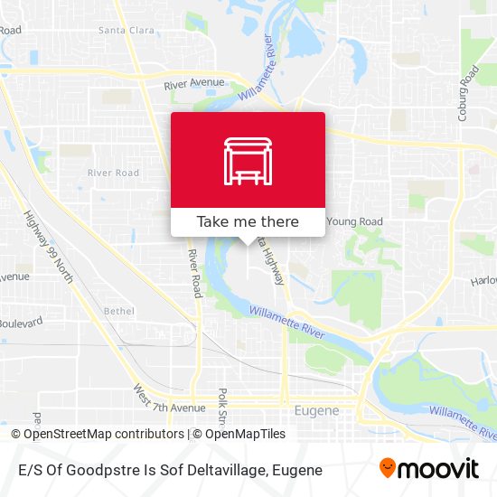 E / S Of Goodpstre Is Sof Deltavillage map