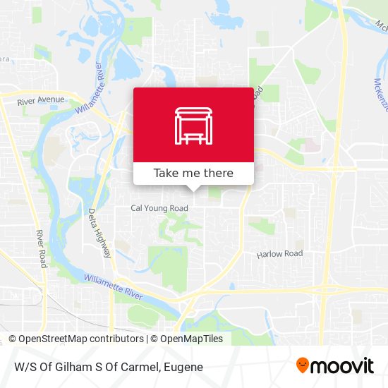 W/S Of Gilham S Of Carmel map