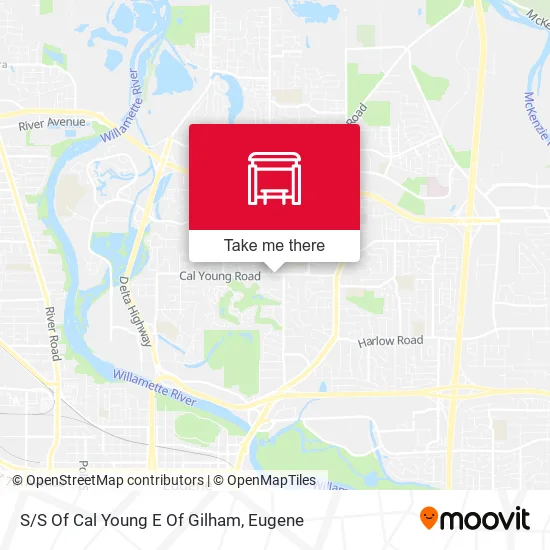 Mapa de S/S Of Cal Young E Of Gilham