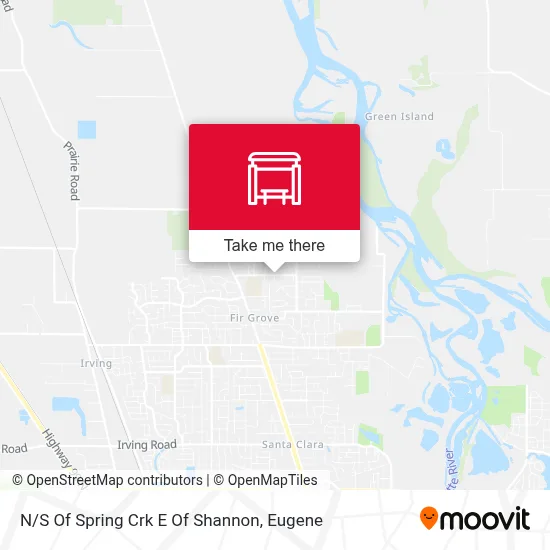 N/S Of Spring Crk E Of Shannon map