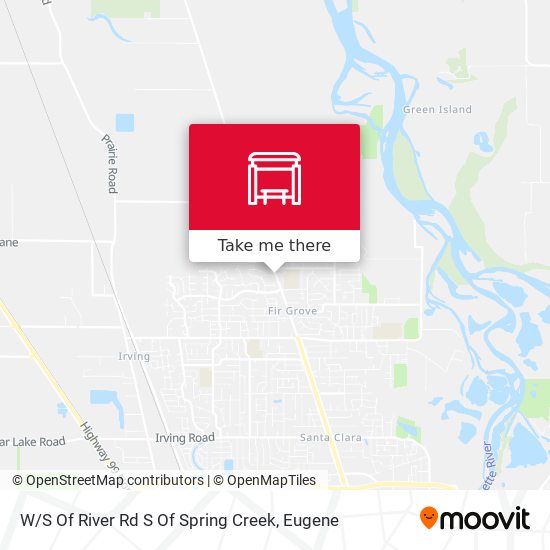 W / S Of River Rd S Of Spring Creek map