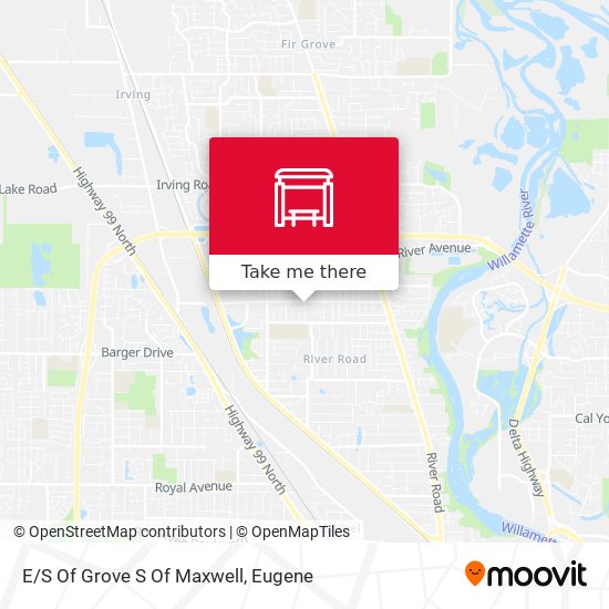 E/S Of Grove S Of Maxwell map