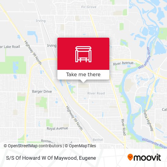 S/S Of Howard W Of Maywood map