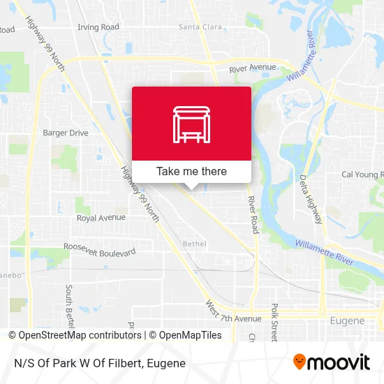 N/S Of Park W Of Filbert map