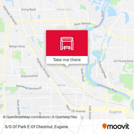 Mapa de S/S Of Park E Of Chestnut