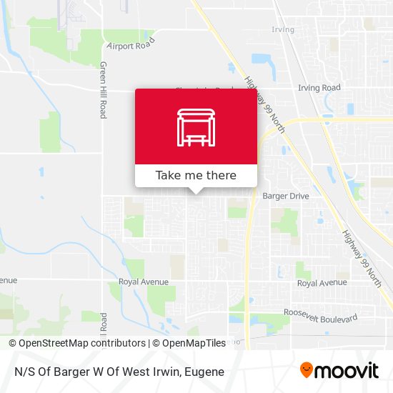N/S Of Barger W Of West Irwin map