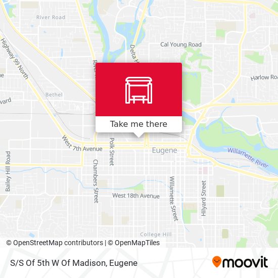 S/S Of 5th W Of Madison map