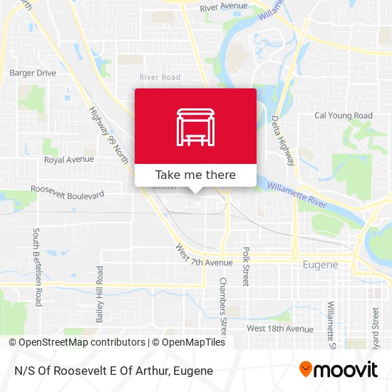 N/S Of Roosevelt E Of Arthur map