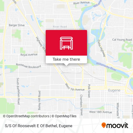 S/S Of Roosevelt E Of Bethel map