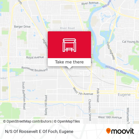 N/S Of Roosevelt E Of Foch map