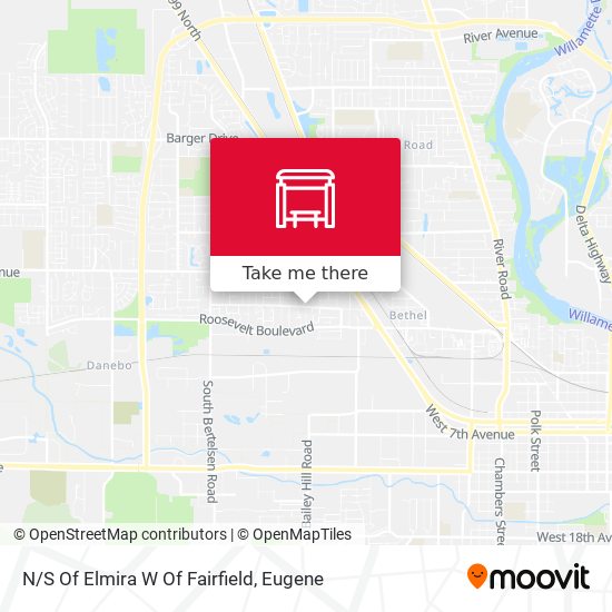 N/S Of Elmira W Of Fairfield map