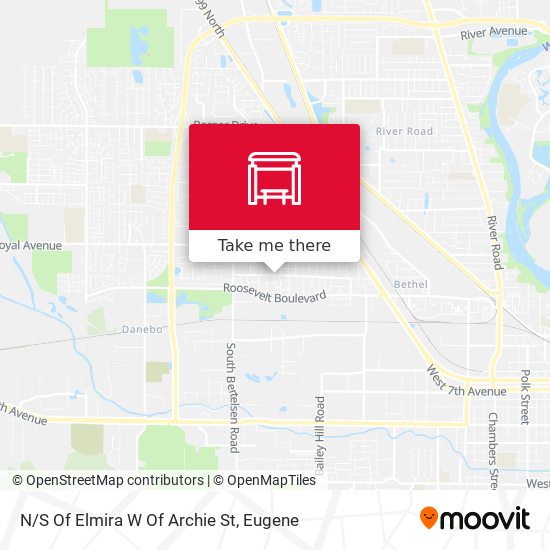 N/S Of Elmira W Of Archie St map