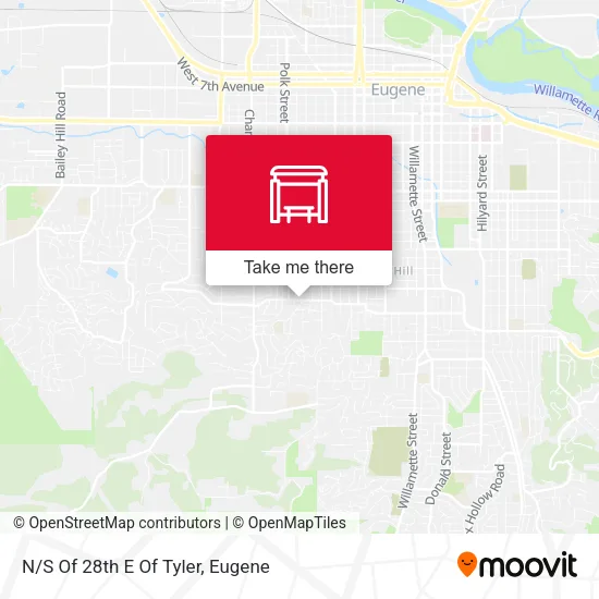 Mapa de N/S Of 28th E Of Tyler