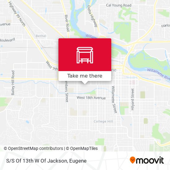 S/S Of 13th W Of Jackson map