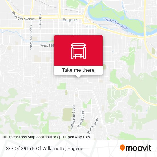 Mapa de S/S Of 29th E Of Willamette