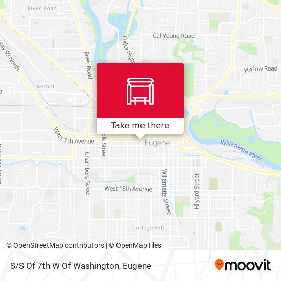 S/S Of 7th W Of Washington map