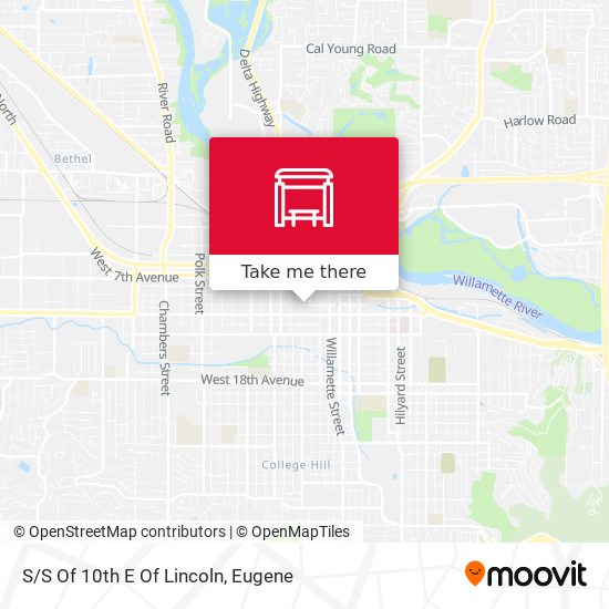 S/S Of 10th E Of Lincoln map