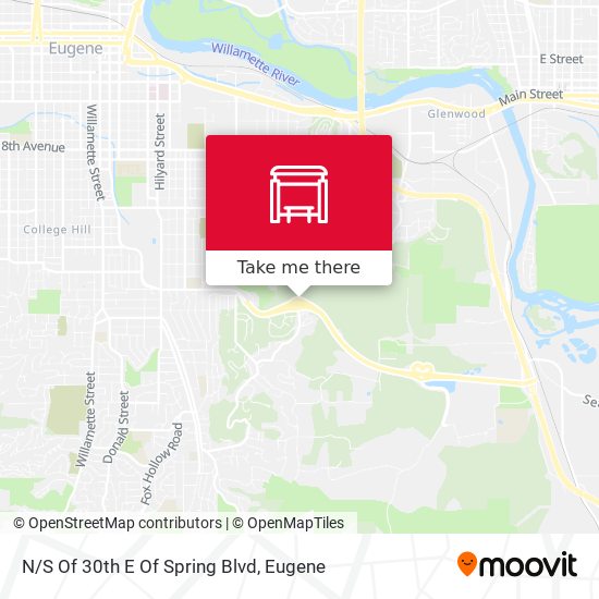 Mapa de N/S Of 30th E Of Spring Blvd