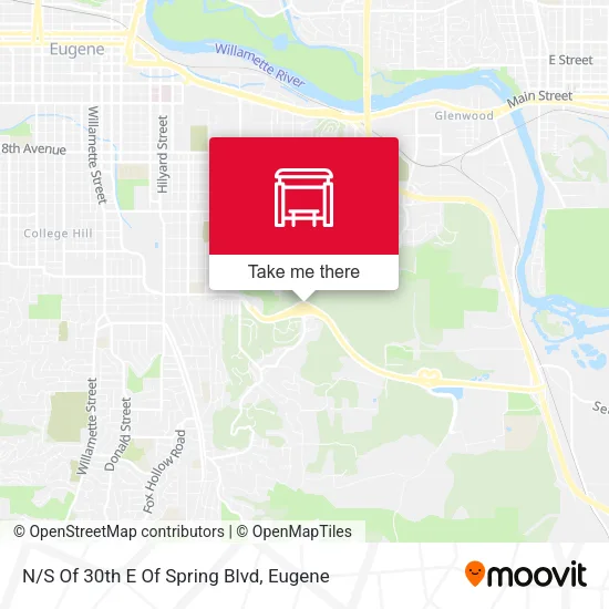 Mapa de N/S Of 30th E Of Spring Blvd