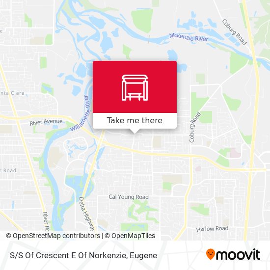 Mapa de S/S Of Crescent E Of Norkenzie