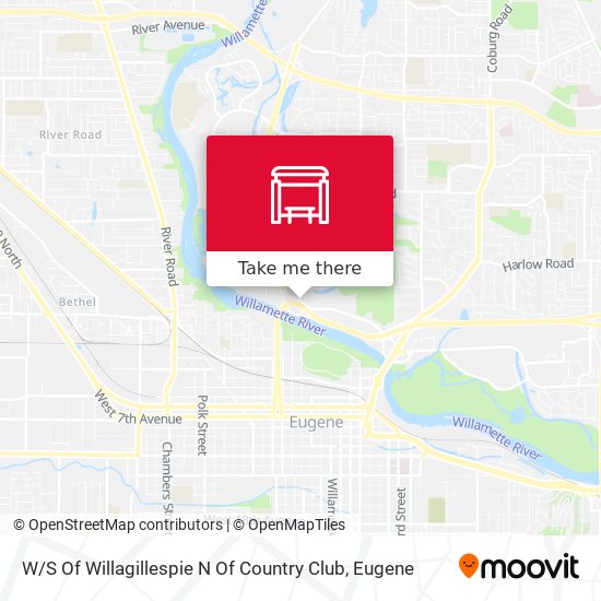 Mapa de W / S Of Willagillespie N Of Country Club