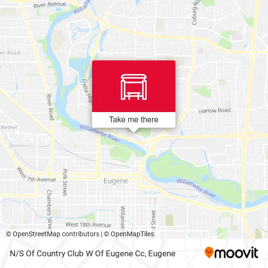 N / S Of Country Club W Of Eugene Cc map