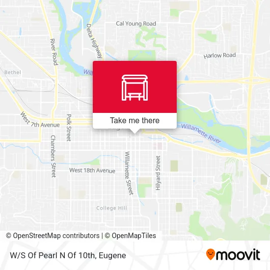 Mapa de W/S Of Pearl N Of 10th