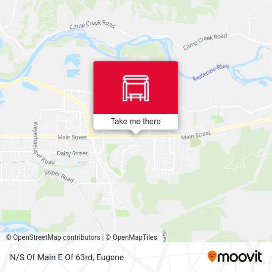 Mapa de N/S Of Main E Of 63rd