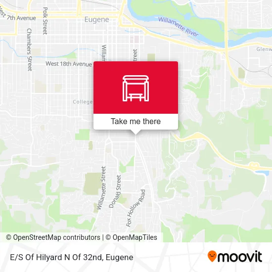 Mapa de E/S Of Hilyard N Of 32nd