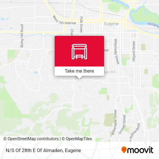 N/S Of 28th E Of Almaden map
