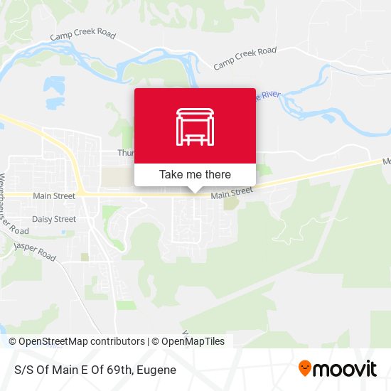 Mapa de S/S Of Main E Of 69th