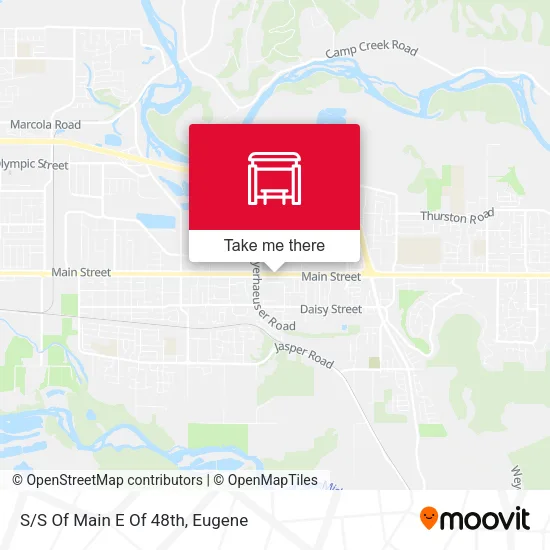 Mapa de S/S Of Main E Of 48th