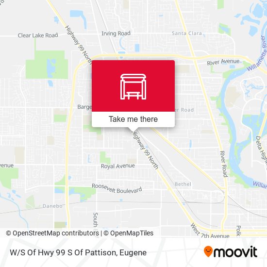 W/S Of Hwy 99 S Of Pattison map