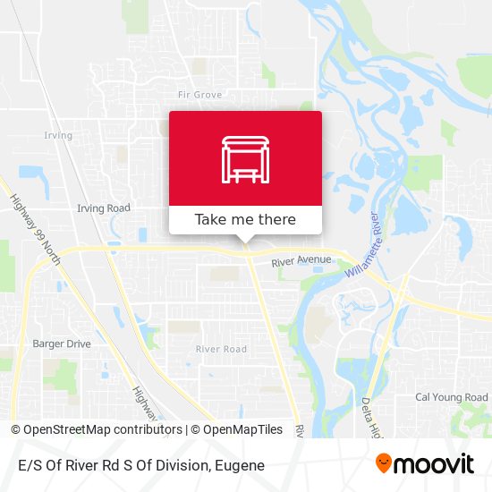 Mapa de E/S Of River Rd S Of Division