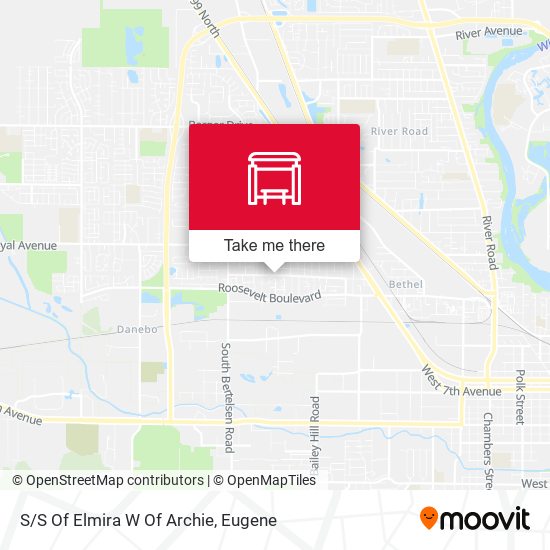 Mapa de S/S Of Elmira W Of Archie