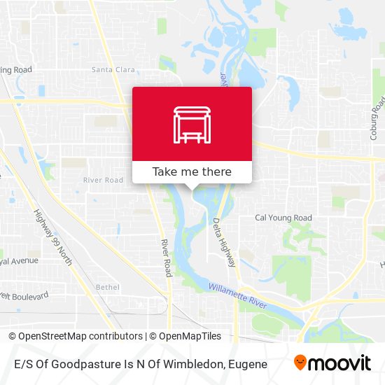 Mapa de E / S Of Goodpasture Is N Of Wimbledon