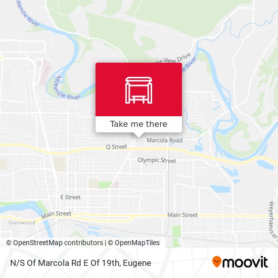 N/S Of Marcola Rd E Of 19th map