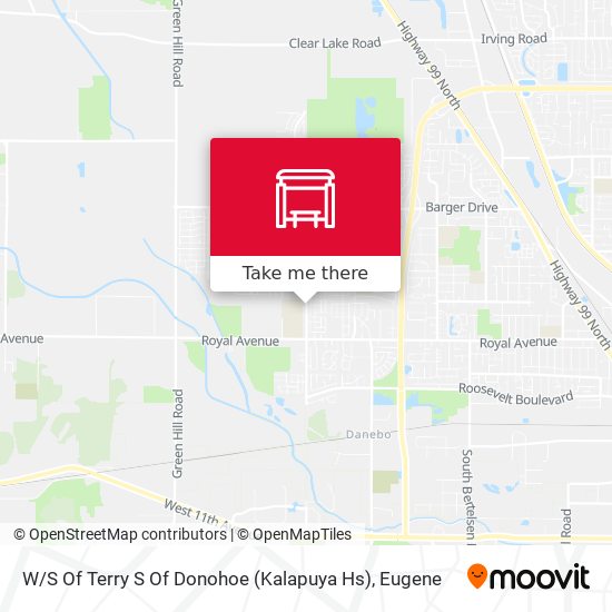 W / S Of Terry S Of Donohoe (Kalapuya Hs) map