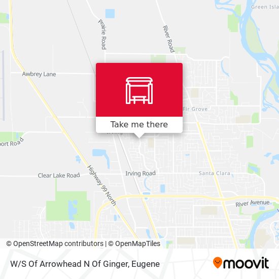 W/S Of Arrowhead N Of Ginger map