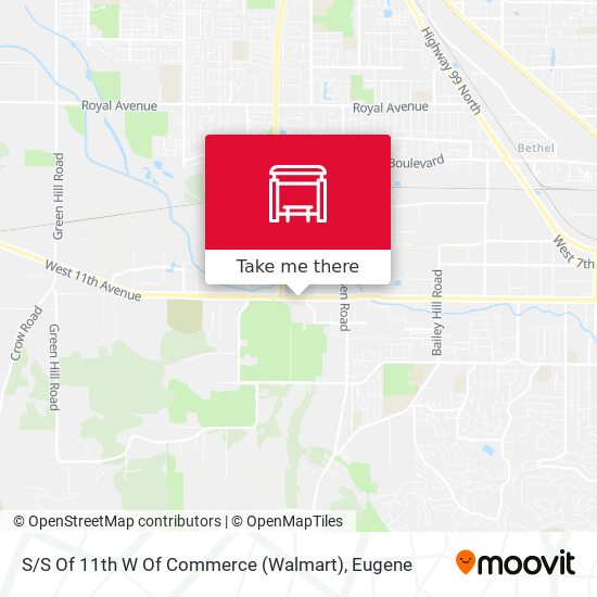 Mapa de S / S Of 11th W Of Commerce (Walmart)