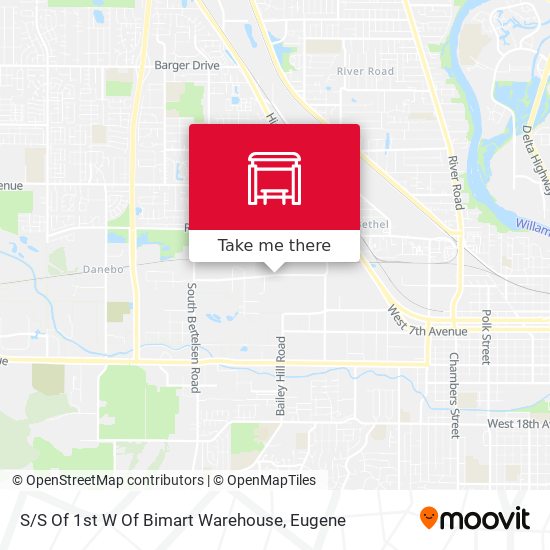 S / S Of 1st W Of Bimart Warehouse map