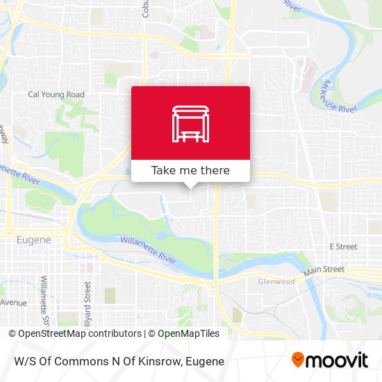 W/S Of Commons N Of Kinsrow map