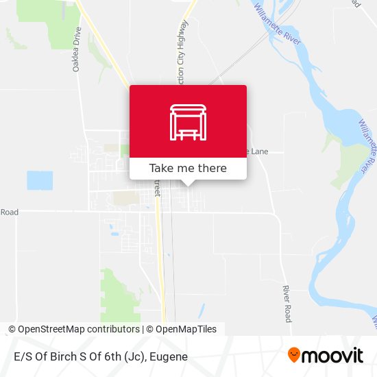 E/S Of Birch S Of 6th (Jc) map