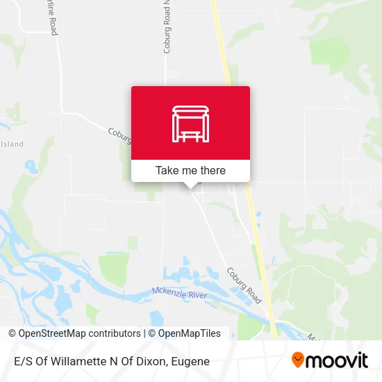 Mapa de E/S Of Willamette N Of Dixon