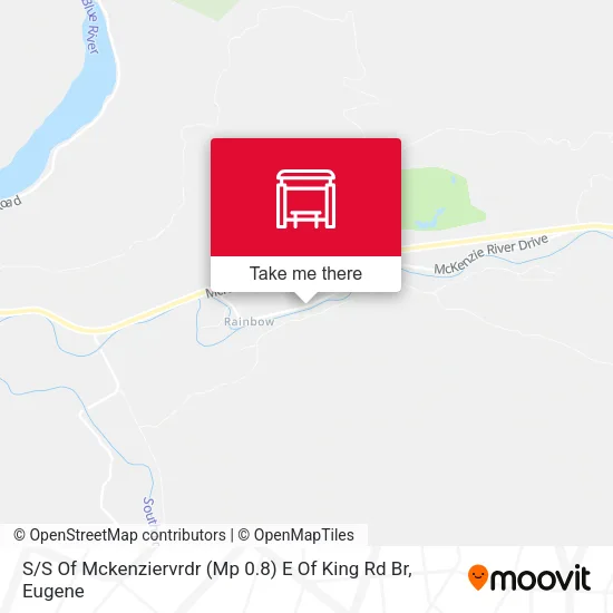 S / S Of Mckenziervrdr (Mp 0.8) E Of King Rd Br map