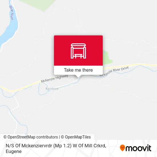 N / S Of Mckenziervrdr (Mp 1.2) W Of Mill Crkrd map
