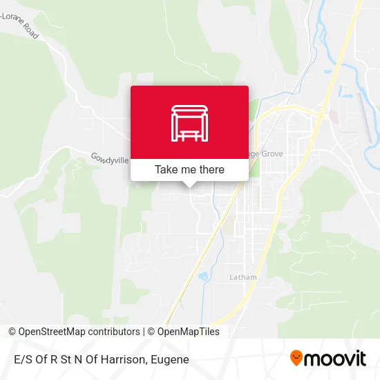 Mapa de E/S Of R St N Of Harrison